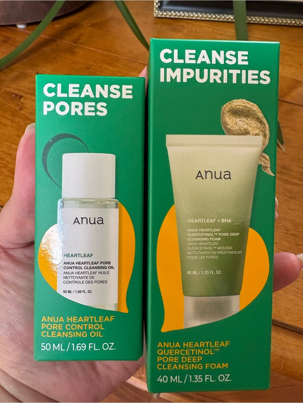 New ANUA Heartleaf Pore Control Cleanser Duo — set